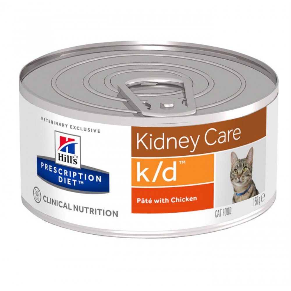 Hill's Prescription Diet k/d Kidney Care Για Γάτες Με Κοτόπουλο 156gr