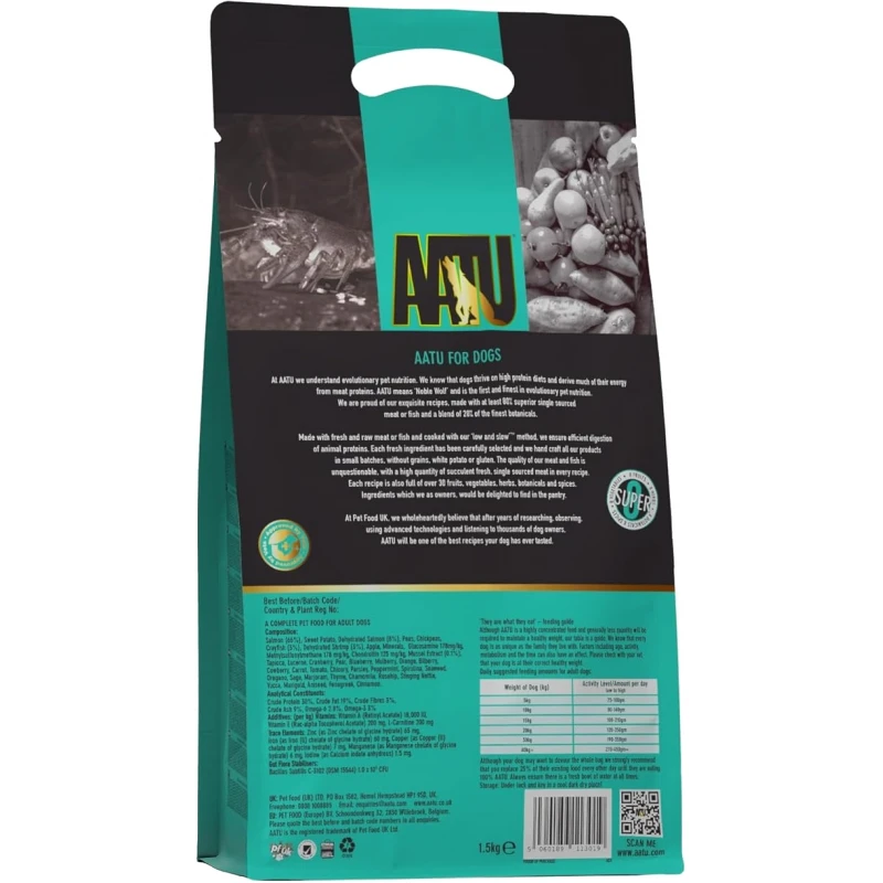 AATU GRAIN FREE DOG ADULT SHELLFISH 1,5KG ΞΗΡΑ ΤΡΟΦΗ ΣΚΥΛΟΥ