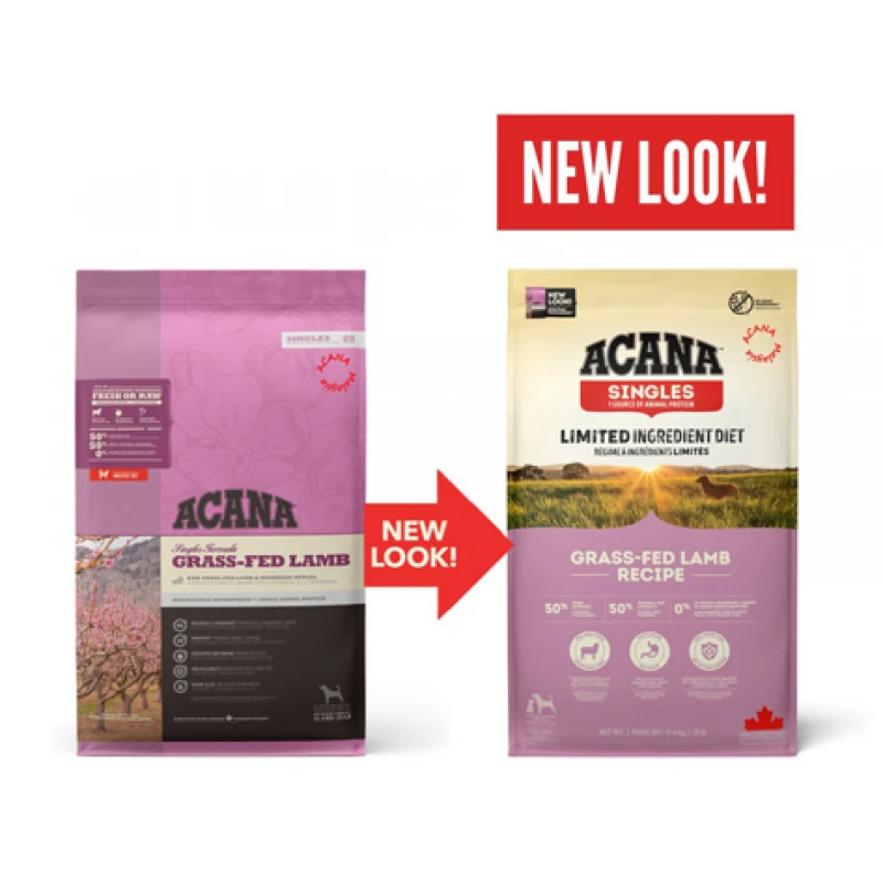 ACANA GRAIN FREE GRASS FED LAMB 11.4KG ΞΗΡΑ ΤΡΟΦΗ ΣΚΥΛΟΥ