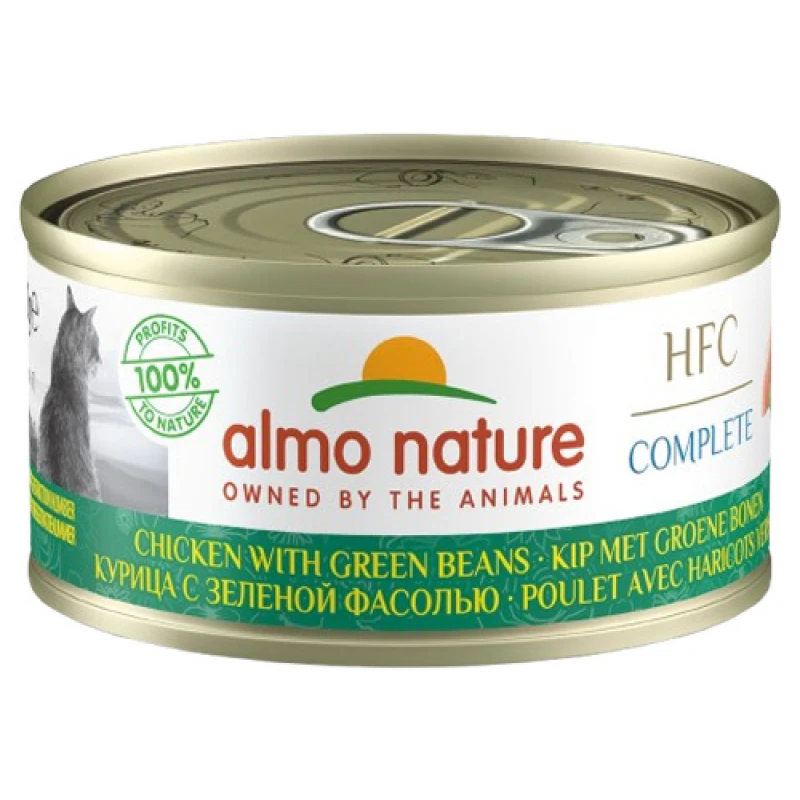 Almo Nature hfc Can complete κοτόπουλο με φασολάκια 70gr ΥΓΡΗ ΤΡΟΦΗ -  ΚΟΝΣΕΡΒΕΣ ΓΑΤΑΣ