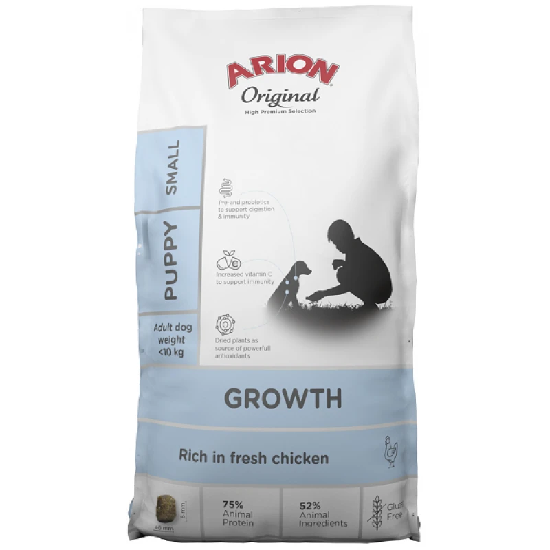 Arion Original Growth Puppy Small Κοτόπουλο 2kg Σκύλοι