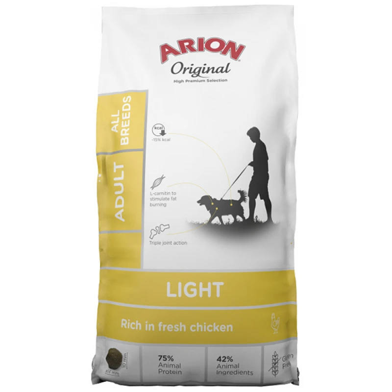 Arion Original Light Adult All Breed Κοτόπουλο 12kg Σκύλοι