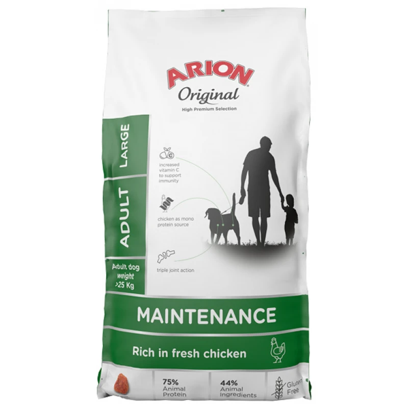 Arion Original Maintenance Adult Large Κοτόπουλο 12kg Σκύλοι