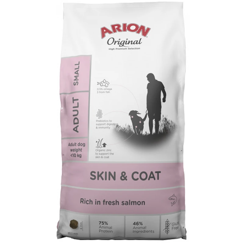 Arion Original Skin & Coat Adult Small Σολομός 2kg Σκύλοι