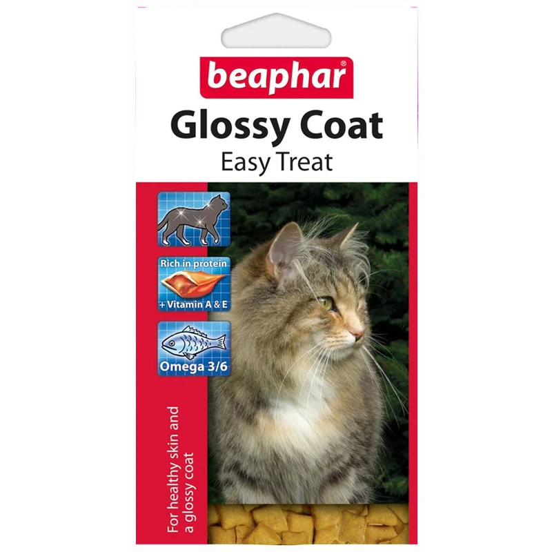 Λιχουδιές για Γάτες Beaphar Glossy Coat Easy Treats 35gr Γάτες