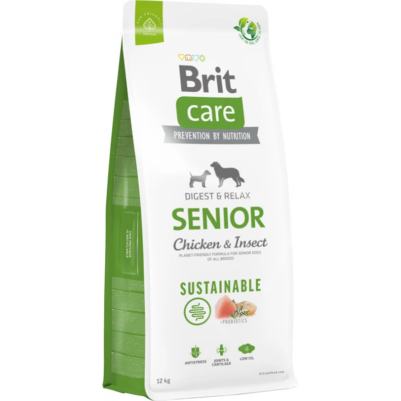 Ξηρά Τροφή Σκύλου Brit Care Sustainable Dog Senior 12kg Σκύλοι