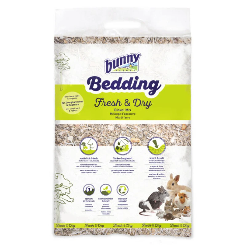 Bunny Bedding Fresh & Dry 10,5lt Μικρά Ζώα - Κουνέλια