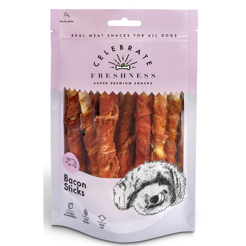 Λιχουδιές Celebrate Freshness Sticks 100gr με Bacon ΣΚΥΛΟΙ