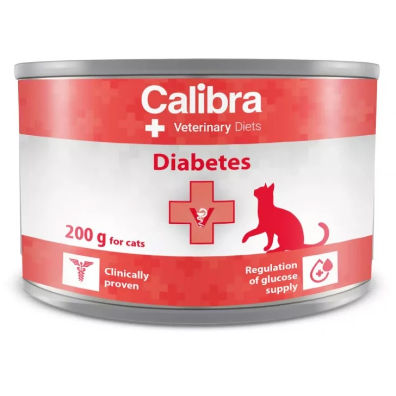 Calibra VD Cat can Diabetes 200gr - Κλινική κονσέρβα Γάτας Γάτες