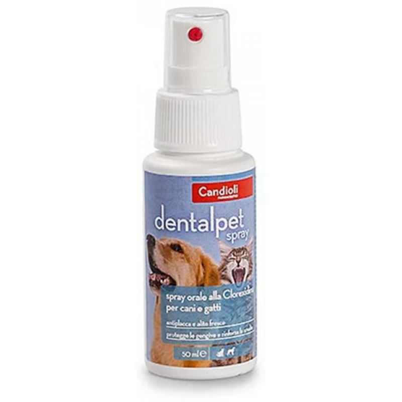 DentalPet Spray Στοματικό διάλυμα χλωρεξιδίνης σε spray 50ml ΣΚΥΛΟΙ