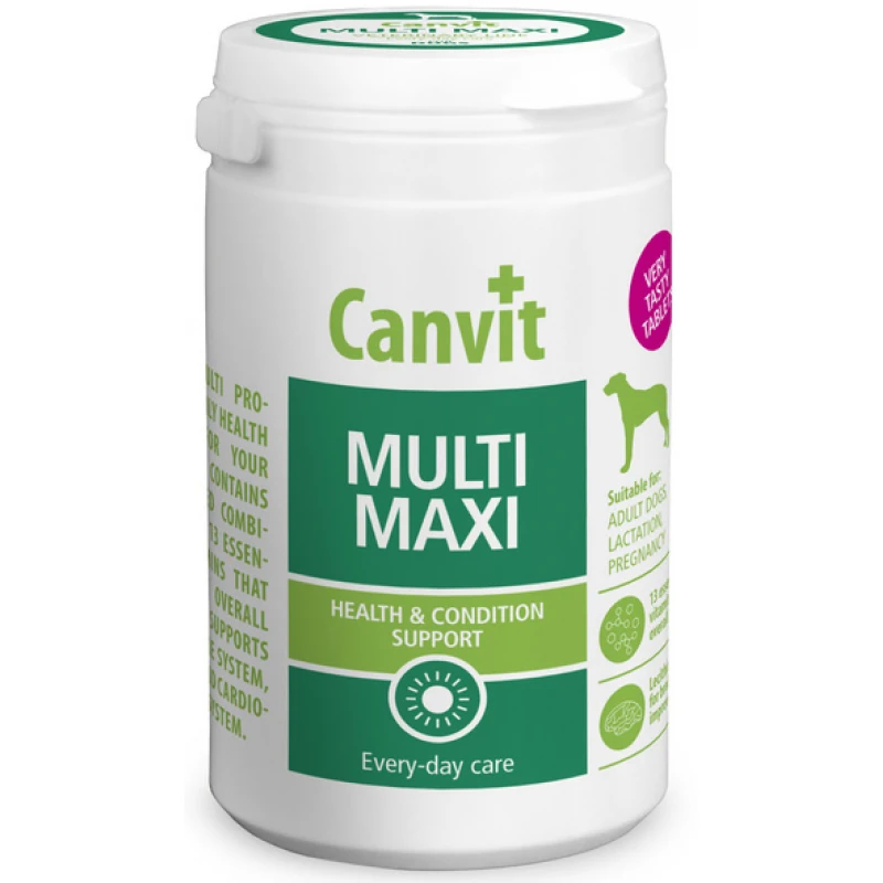 Canvit Multi Maxi Πολυβιταμίνες 76 Δισκία Σκύλοι