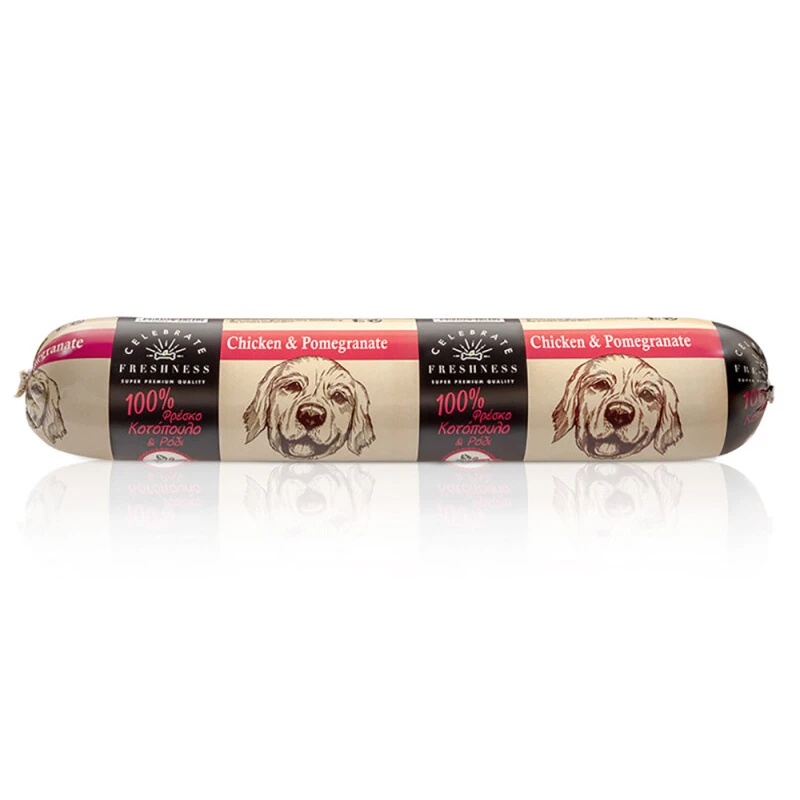 Celebrate Freshness Σαλάμι Adult Dog Chicken & Pomegranate 800gr Σκύλοι