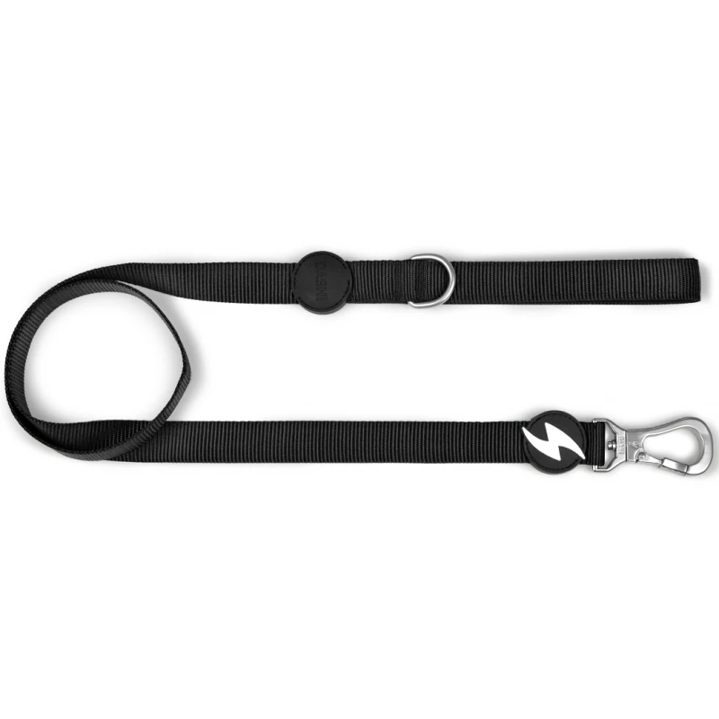 Λουρί, Οδηγός Σκύλου Dashi Solid Black Leash Large 2,5x120cm Σκύλοι