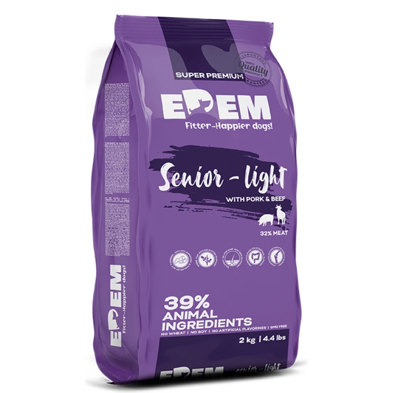 Edem Senior Light 2kg Σκύλοι