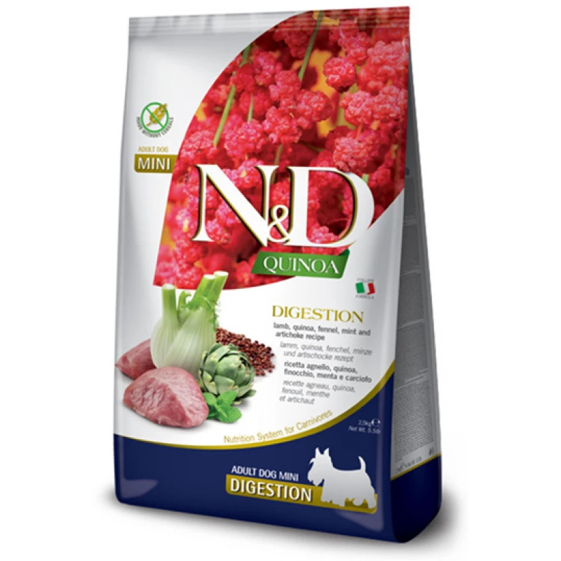 N&D Quinoa Digestion Lamb Adult Mini 7kg Σκύλοι