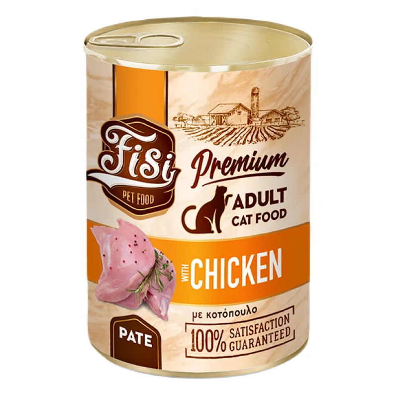 Fisi Cat Adult  Κοτόπουλο Pate 400gr Γάτες