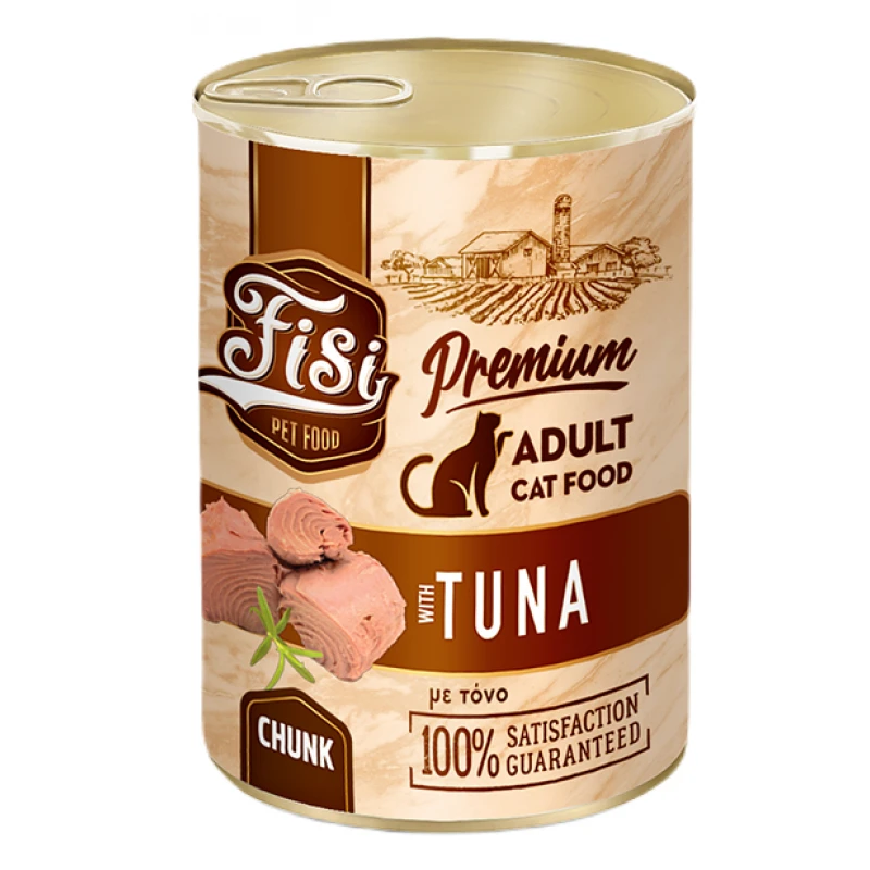 Fisi Cat Adult Τόνος σε Σάλτσα 400gr Γάτες