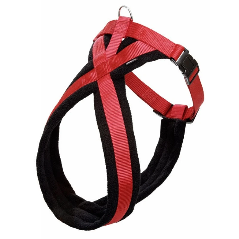 Flamingo Σαμαράκι - Επιστήθιο Cross Abbi Red XL 84-120cm 32mm Σκύλοι