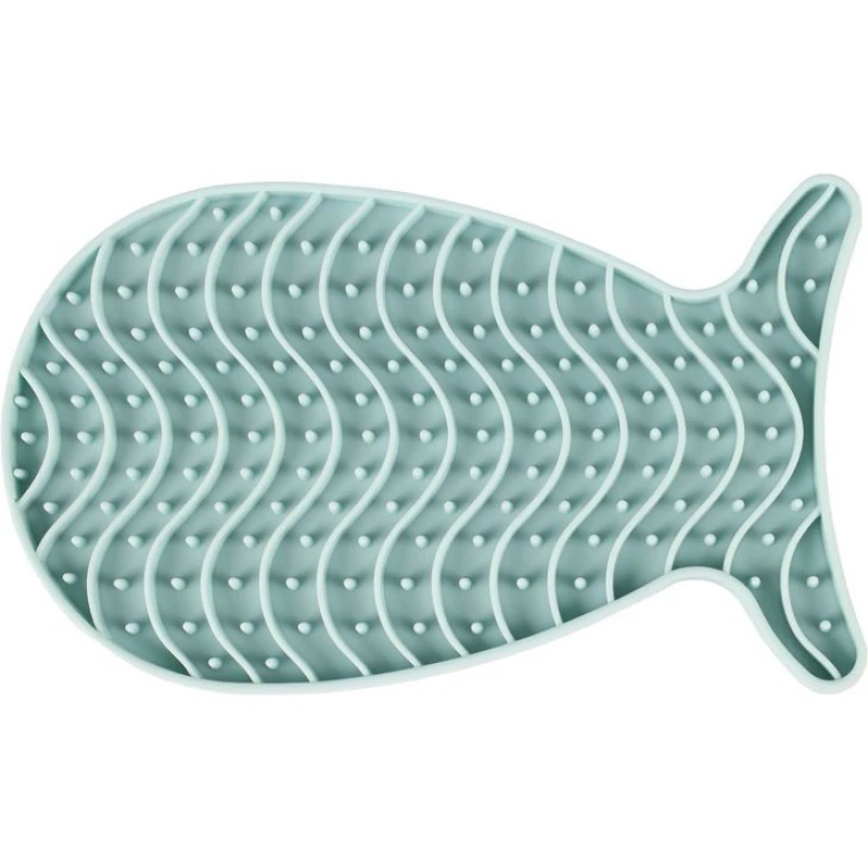 Παιχνίδι - Πιάτο Καλής Πέψης Γάτας Lick Pad Marta Silicone Fish 15x9x1cm Γάτες