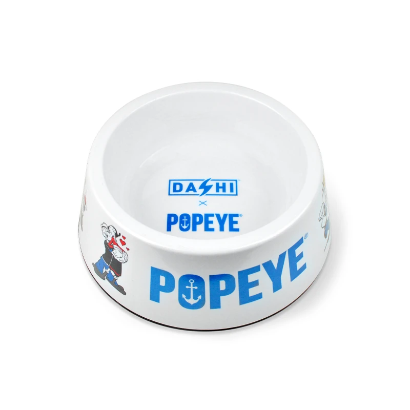 Μπολ Μελαμίνης Σκύλου Dashi Popeye White Large 1700ml Σκύλοι