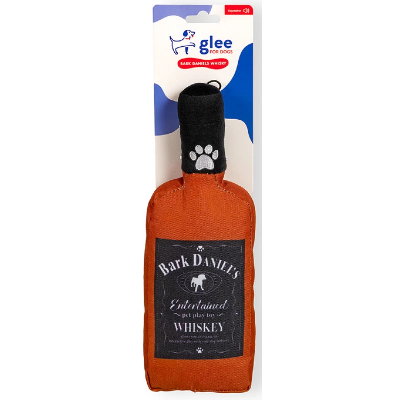 Παιχνίδι Σκύλου Glee Bark Daniels Whisky Squeaky 28cm Σκύλοι