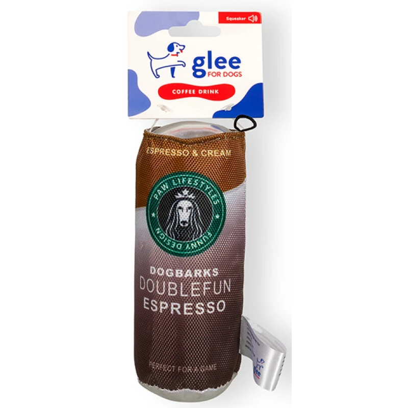 Παιχνίδι Σκύλου Glee Coffee Drink Squeaky 17cm Σκύλοι