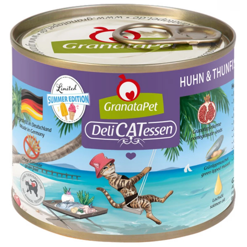 Granatapet Delicatessen Summer Limited Edition 200gr με Κοτόπουλο και Τόνο Γάτες