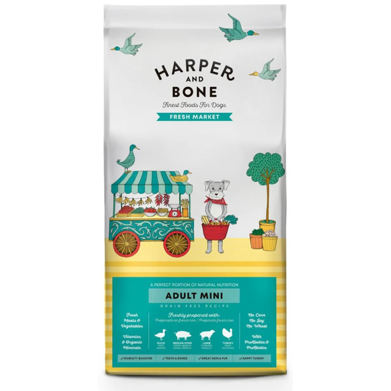 Ξηρά Τροφή Σκύλου Harper & Bone Adult Mini Fresh Market 2kg Σκύλοι