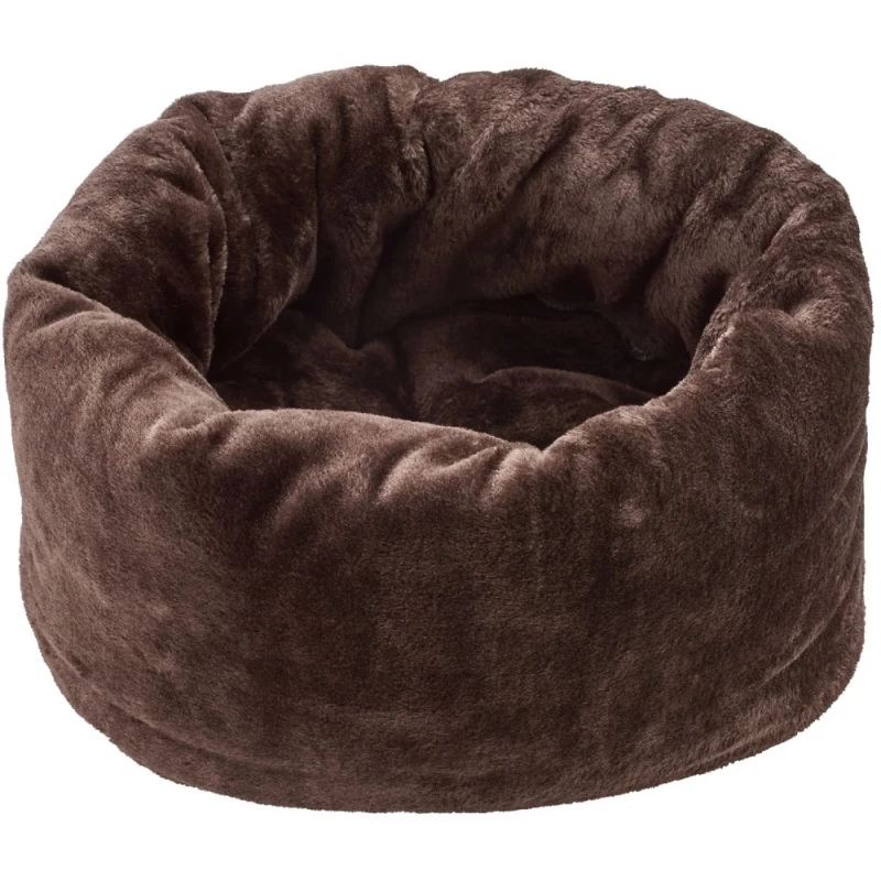 Κρεβατάκι Φωλιά Σκύλου ή Γάτας Hunter Cat and dog bed Livingston 45cm (Διαμετρ) Brown Σκύλοι