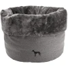 Κρεβατάκι Φωλιά Σκύλου ή Γάτας Hunter Cat and dog bed Livingston 45cm (Διαμετρ) Anthracite Σκύλοι