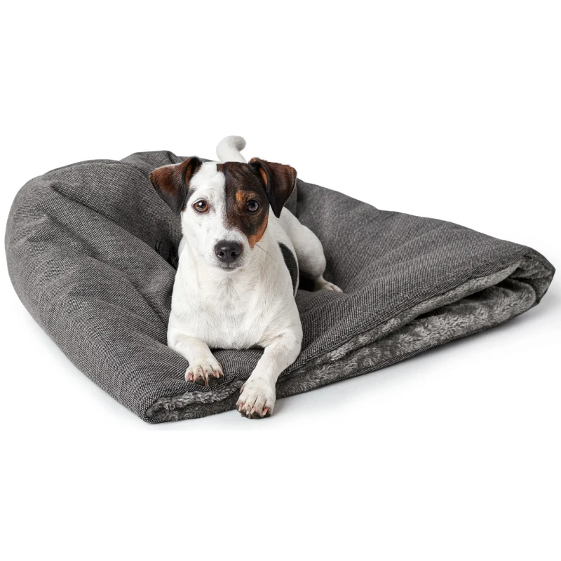 Κρεβατάκι Φωλιά Σκύλου ή Γάτας Hunter Cat and dog bed Livingston 45cm (Διαμετρ) Anthracite Σκύλοι