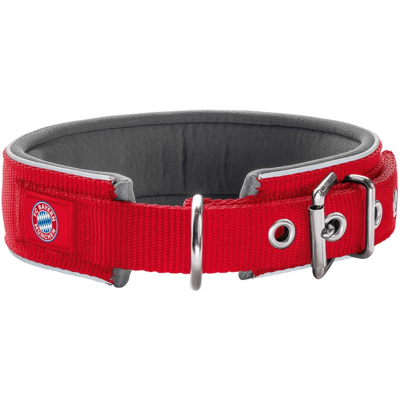 Περιλαίμιο Σκύλου Hunter Collar Neopren Reflect 45 S-M 4,5x34-41cm FC Bayern München Σκύλοι