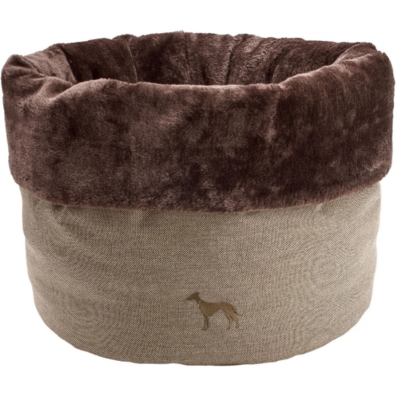 Κρεβατάκι Φωλιά Σκύλου ή Γάτας Hunter Cat and dog bed Livingston 45cm (Διαμετρ) Brown Σκύλοι