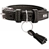 Περιλαίμιο Δερμάτινο Σκύλου Hunter Collar Cannes 70 L-XL (3,5 x 54 - 62 cm) Μαύρο Σκύλοι