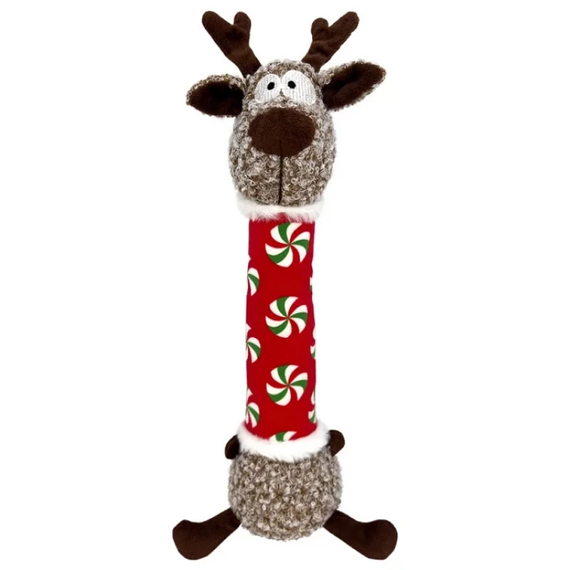 Χριστουγεννιάτικο Παιχνίδι Σκύλου Kong Holiday Shakers Luvs Reindeer Medium 9,5x37cm Σκύλοι