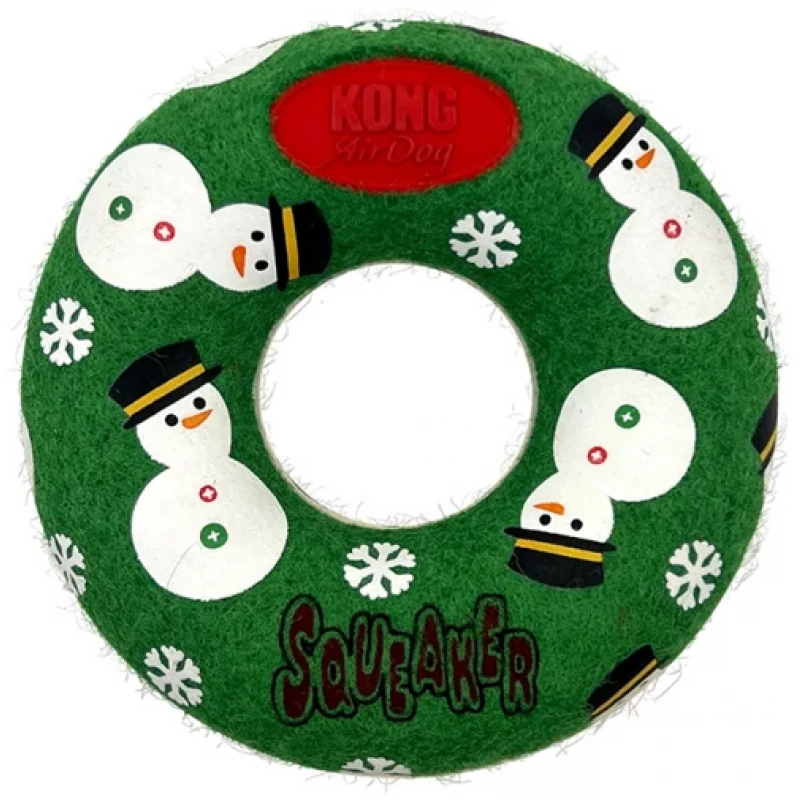 Χριστουγεννιάτικο Παιχνίδι Σκύλου Kong Holiday Air Dog Squeaker Donut 12,7cm Σκύλοι