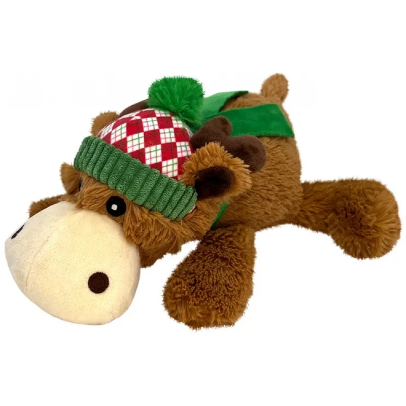 Χριστουγεννιάτικο Παιχνίδι Σκύλου Kong Holiday Cozie Reindeer Medium 21x12x7cm Σκύλοι