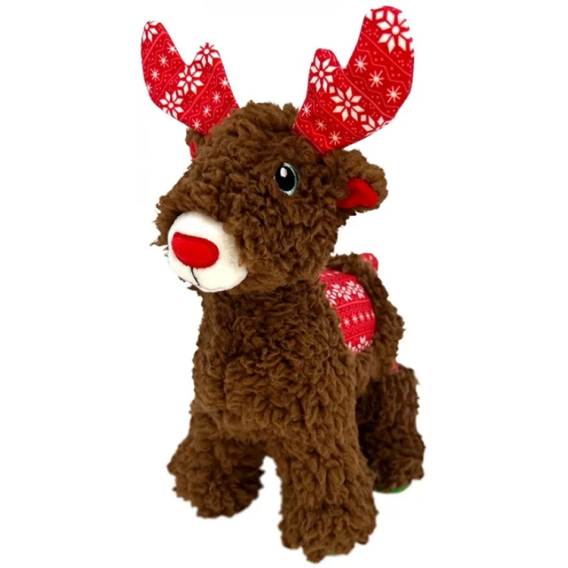 Χριστουγεννιάτικο Παιχνίδι Σκύλου Kong Holiday Sherps Reindeer Medium 17,7x27,9cm Σκύλοι