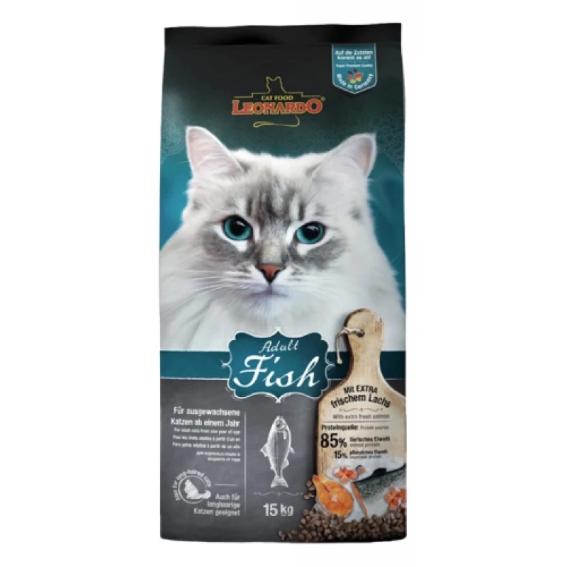 Leonardo Adult Fish 15kg Γάτες