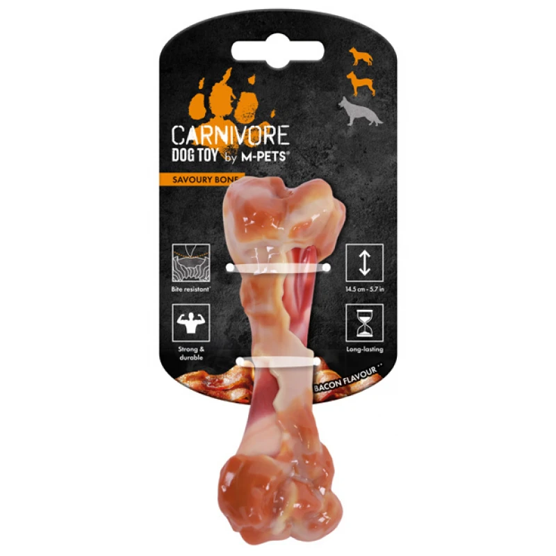 Παιχνίδι Σκύλου Κόκκαλο M-Pets Carnivore Savoury Bone 14,5cm Σκύλοι