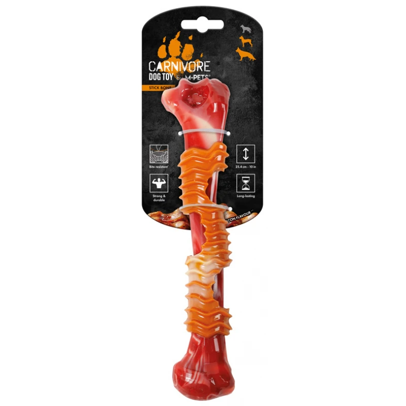 Παιχνίδι Σκύλου Κόκκαλο M-Pets Carnivore Stick Large 25,4cm Σκύλοι