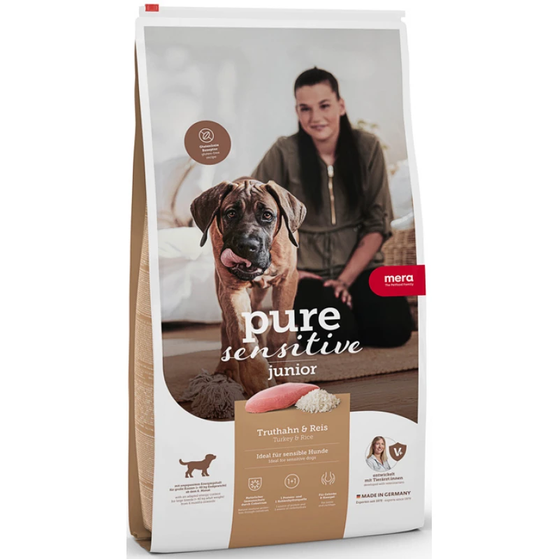 Meradog Pure Sensitive Junior Turkey & Rice 4kg ΣΚΥΛΟΙ