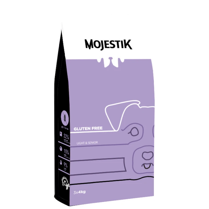 Ξηρά Τροφή Σκύλου Mojestik Gluten Free Light & Senior 12kg με Μοσχάρι Σκύλοι