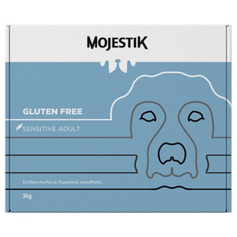 Ξηρά Τροφή Σκύλου Mojestik Gluten Free Sensitive Adult 3kg με Πάπια Σκύλοι