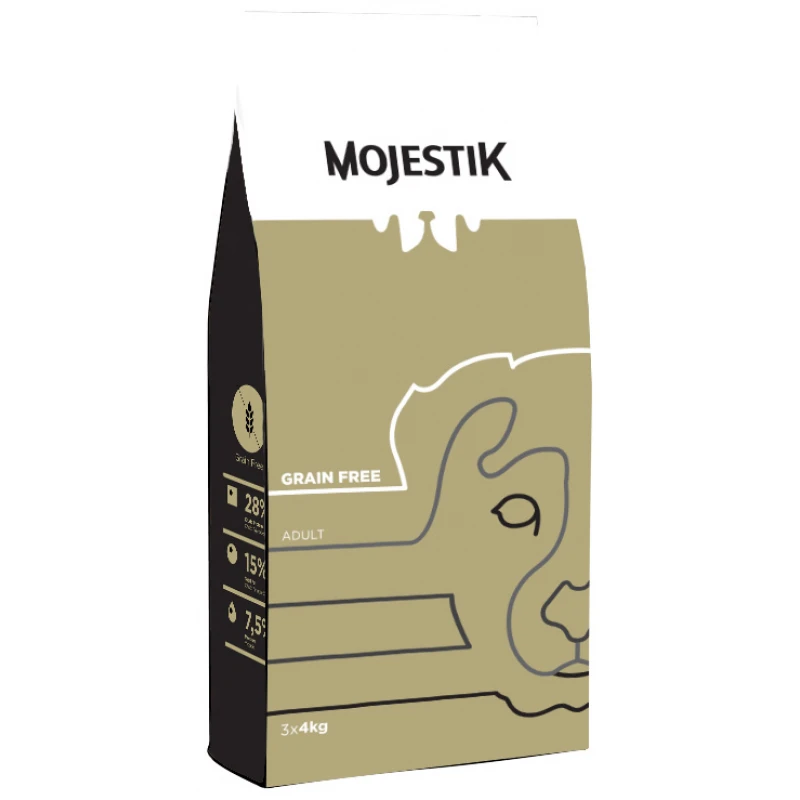 Ξηρά Τροφή Σκύλου Mojestik Grain Free Adult 12kg με Κοτόπουλο και Ψάρι Σκύλοι