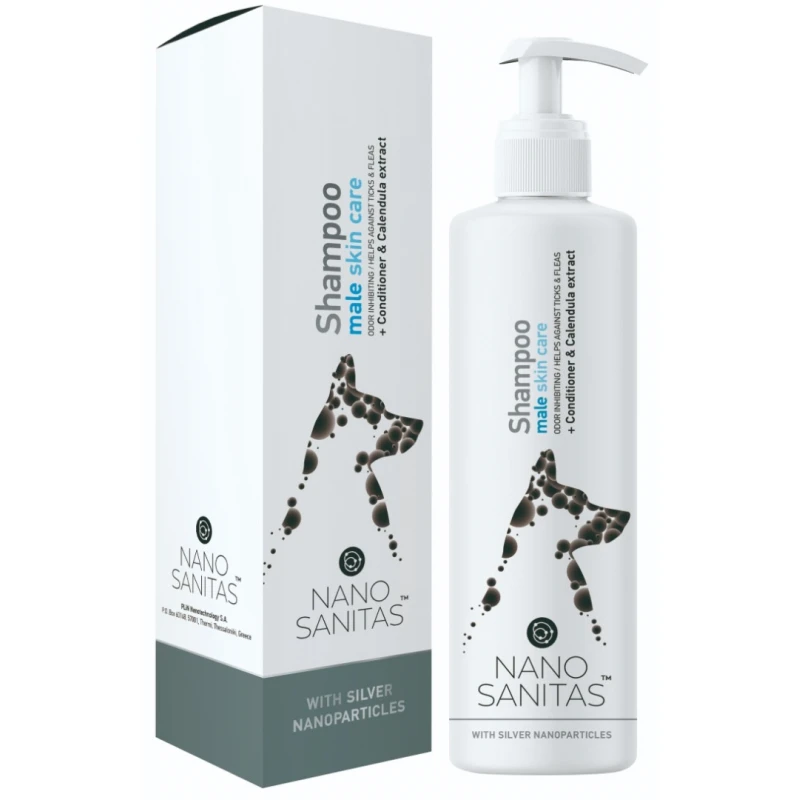 Nano Sanitas Dog Shampoo Male Skin Care 250ml Σκύλοι