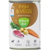 Natura Diet Wet Fish with Vegetables 400gr Σκύλοι