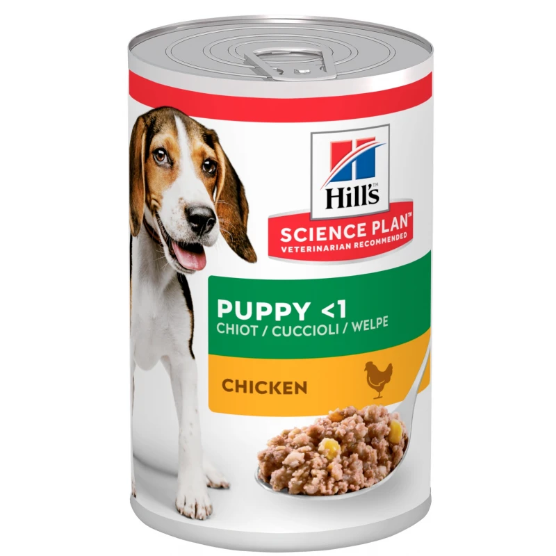 Υγρή τροφή Hill's Science Plan Puppy 370gr με κοτόπουλο Σκύλοι