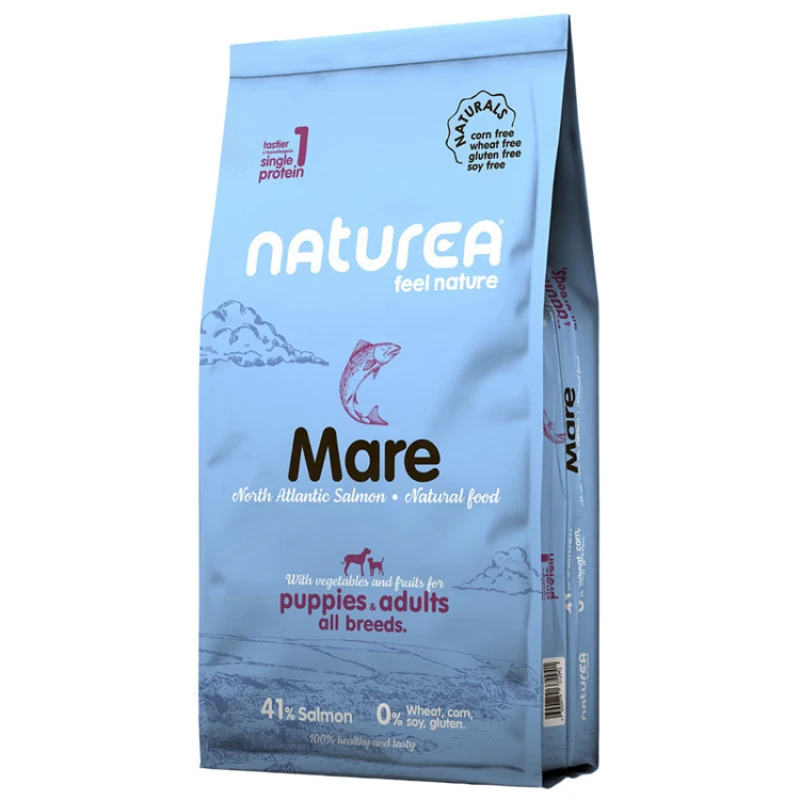 NATUREA NATURALS ADULT ΣΟΛΟΜΟΣ 12KG ΞΗΡΑ ΤΡΟΦΗ ΣΚΥΛΟΥ