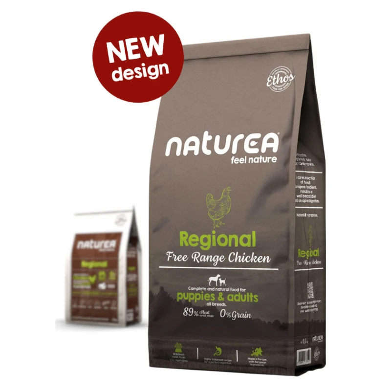 Naturea Ethos Regional Free Range Chicken Puppies & Adults 1,6kg Σκύλοι